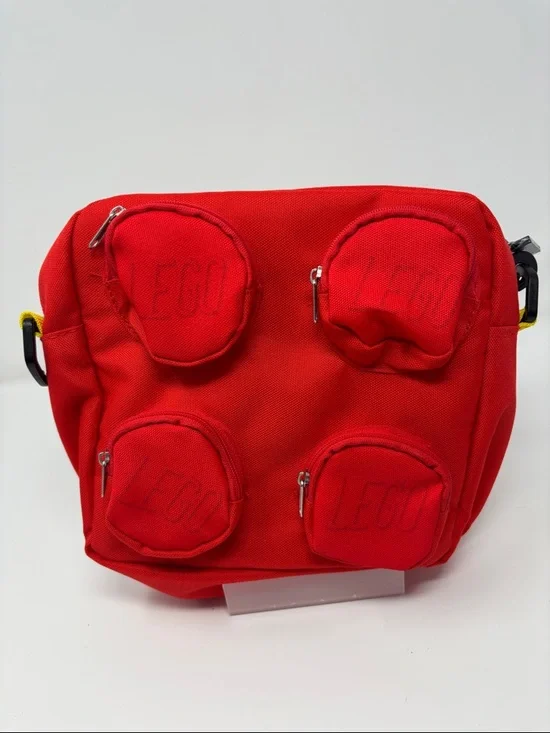 Lego Red Crossbody Bag with Yellow Stripe - Picture 2 of 7